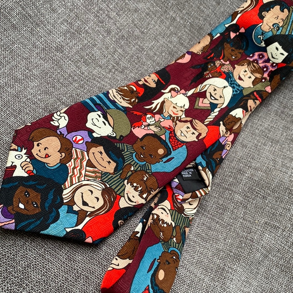 Children’s Miracle Network Teacher Holiday Tie 60 x 3.8” Multicolor Kids